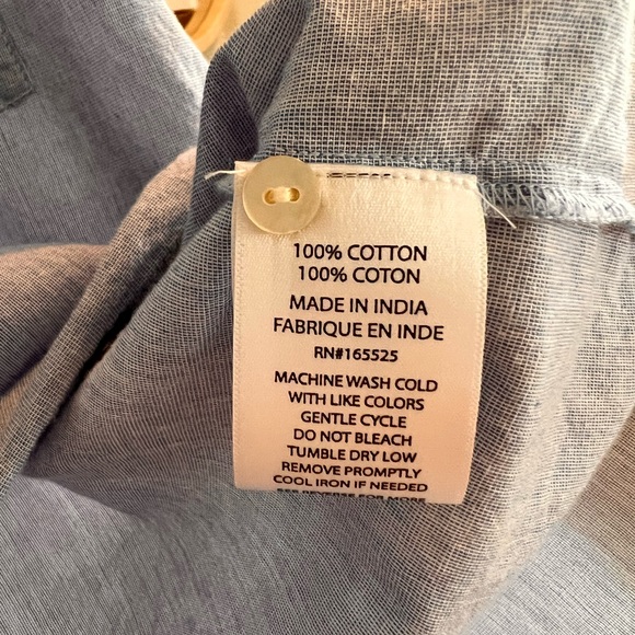 Lola River Blue Chambray Shirt - Picture 4 of 4